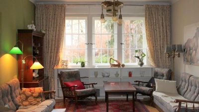 Der Wohnbereich im Erdgeschoss rechts Der Wohnbereich im Erdgeschoss rechts