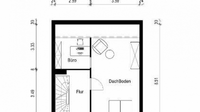 Studio, 1 Büro und Stauraum Studio, 1 Büro und Stauraum