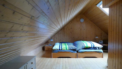 Das Dachgeschoss ist als Studio voll ausgebaut, Das Dachgeschoss ist als Studio voll ausgebaut,