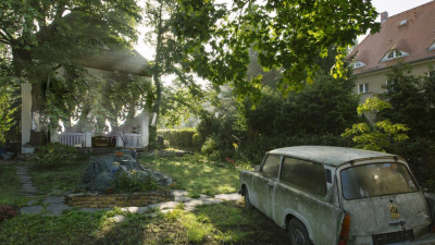 und Pflanzen in prächtig blühenden Farben und Pflanzen in prächtig blühenden Farben