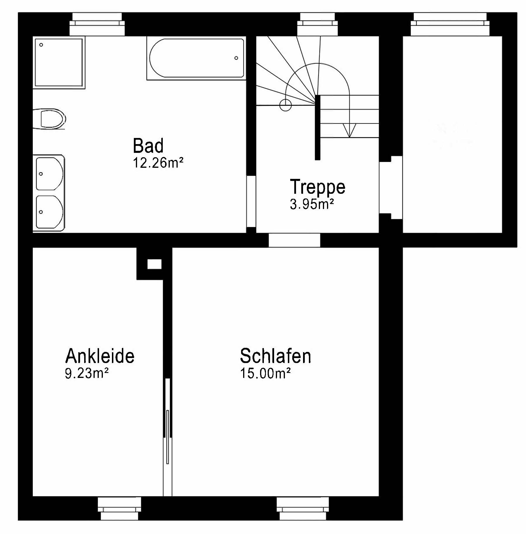 1. Obergeschoss 1. Obergeschoss