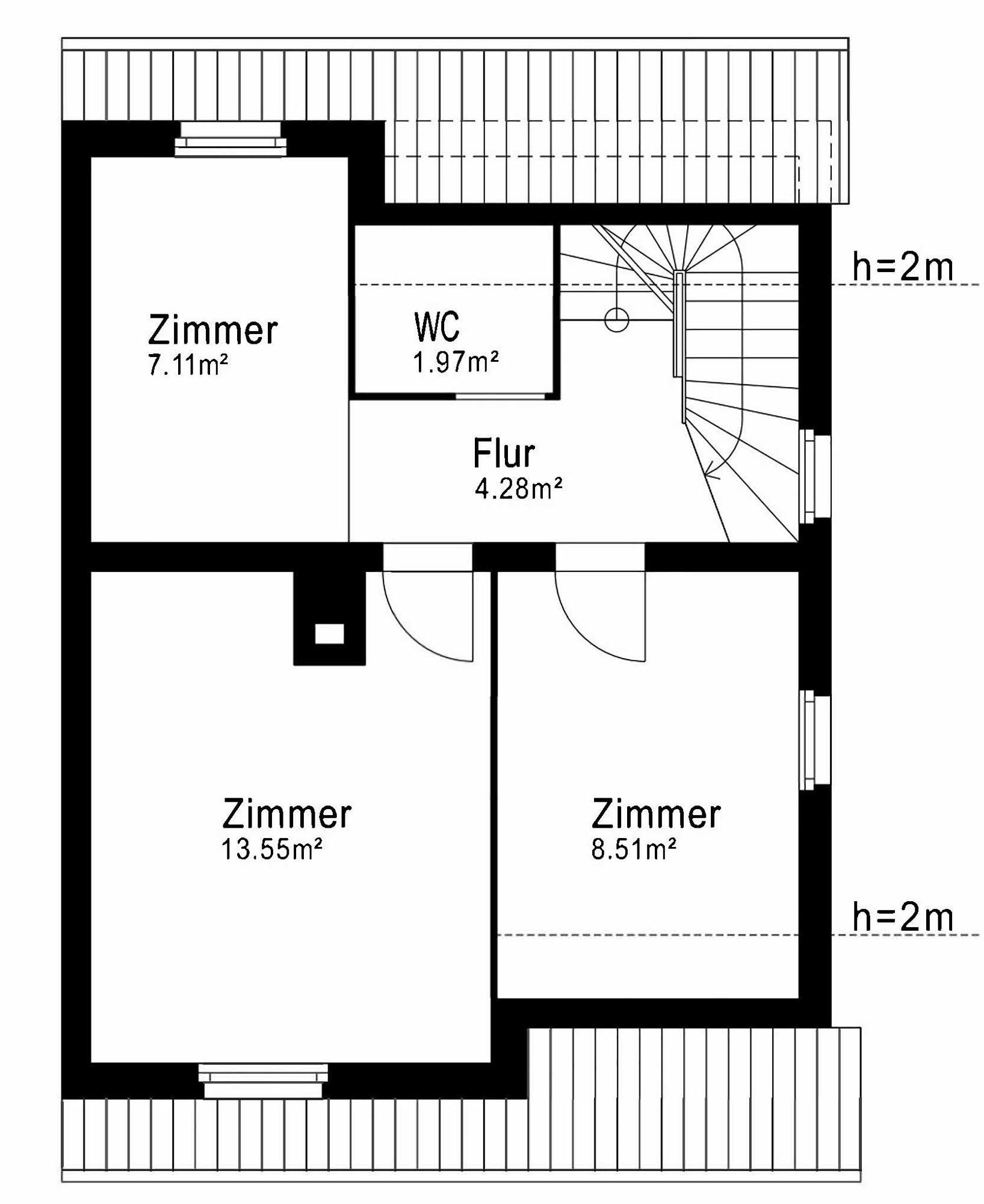 2. Obergeschoss 2. Obergeschoss