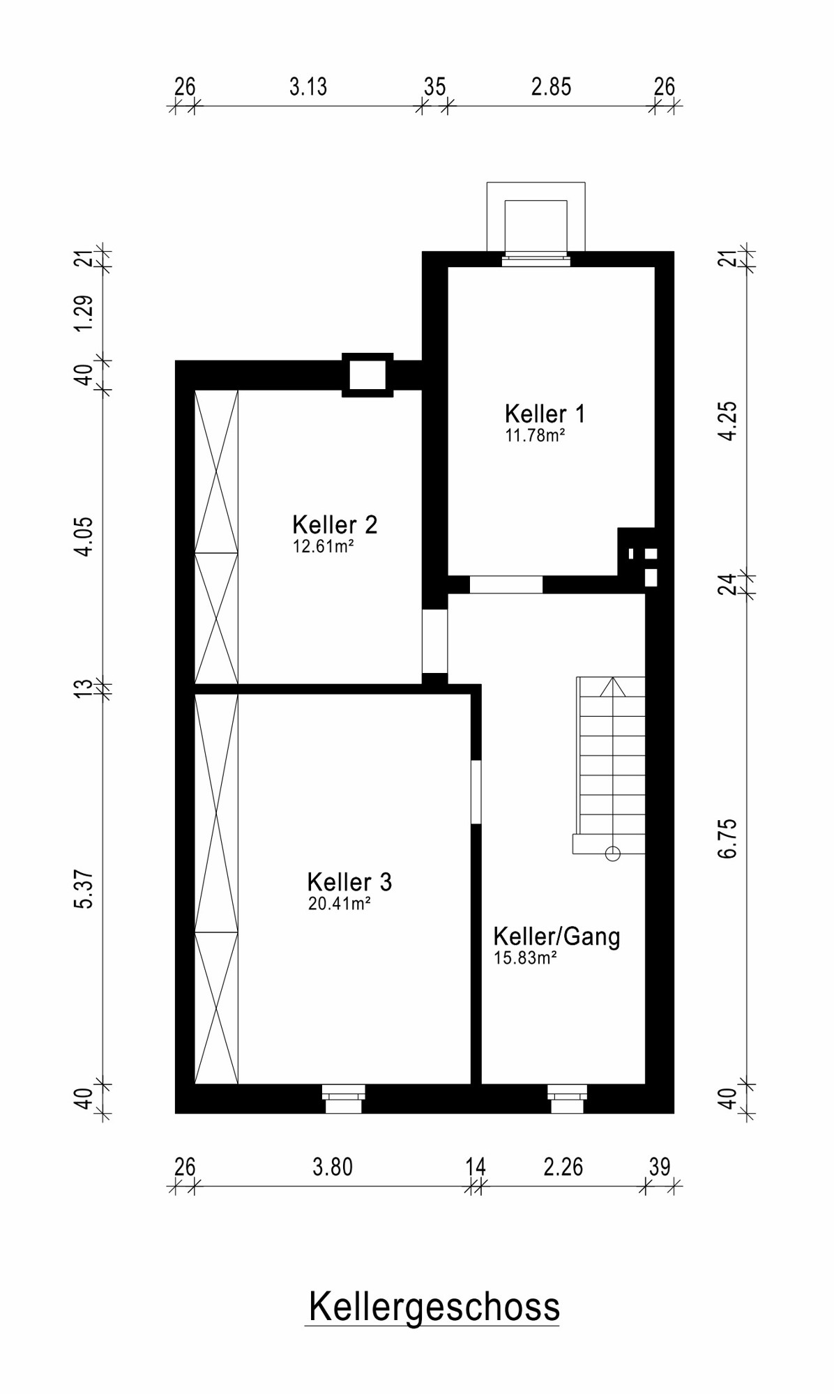 Kellergeschoss Kellergeschoss