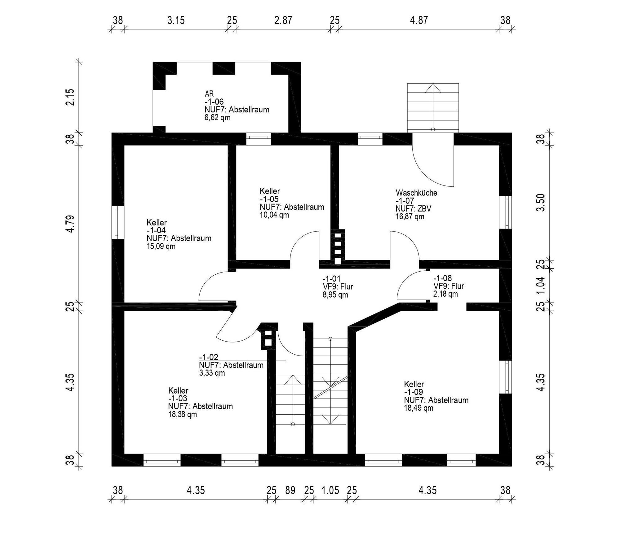 Grundriss Kellergeschoss Grundriss Kellergeschoss