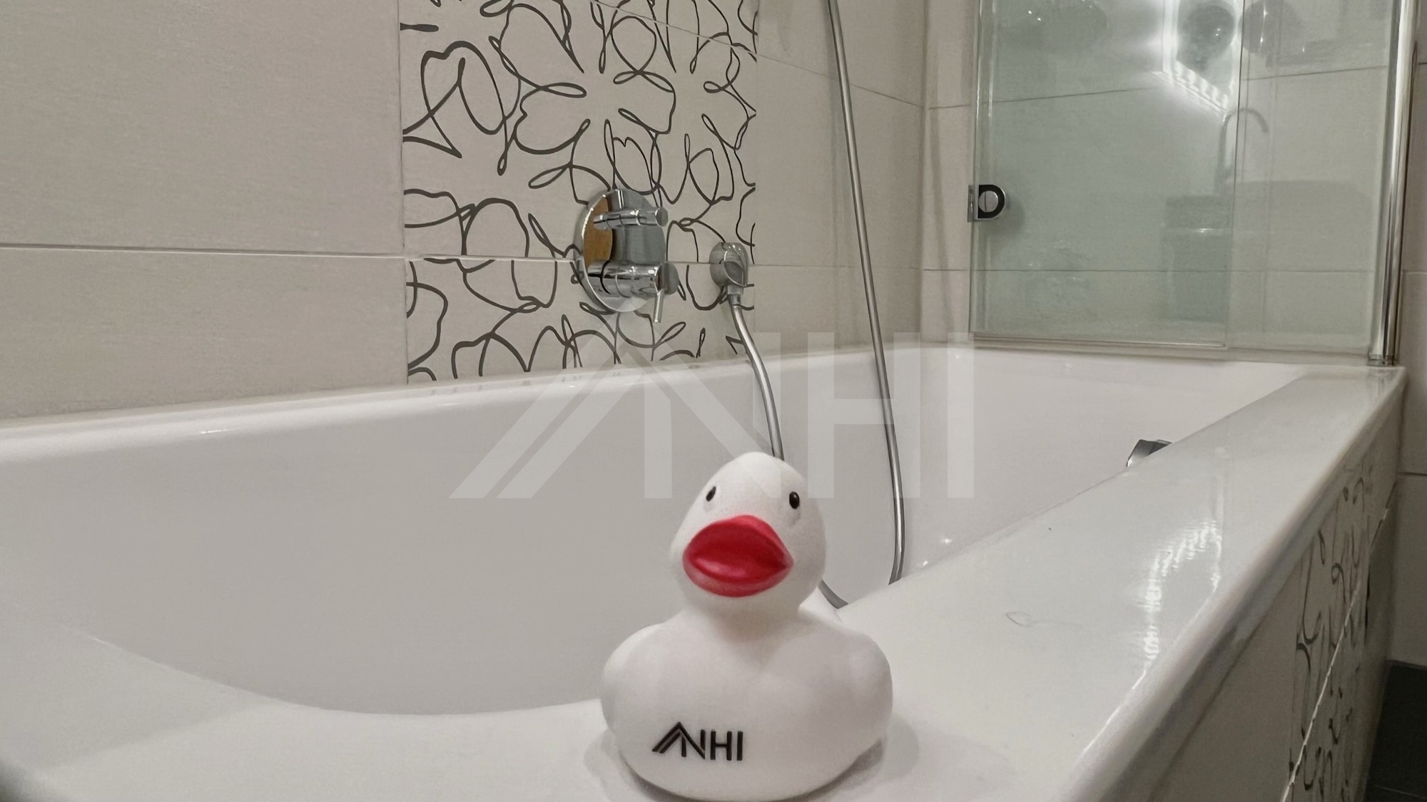 einem Vierfachwohnhaus einem Vierfachwohnhaus