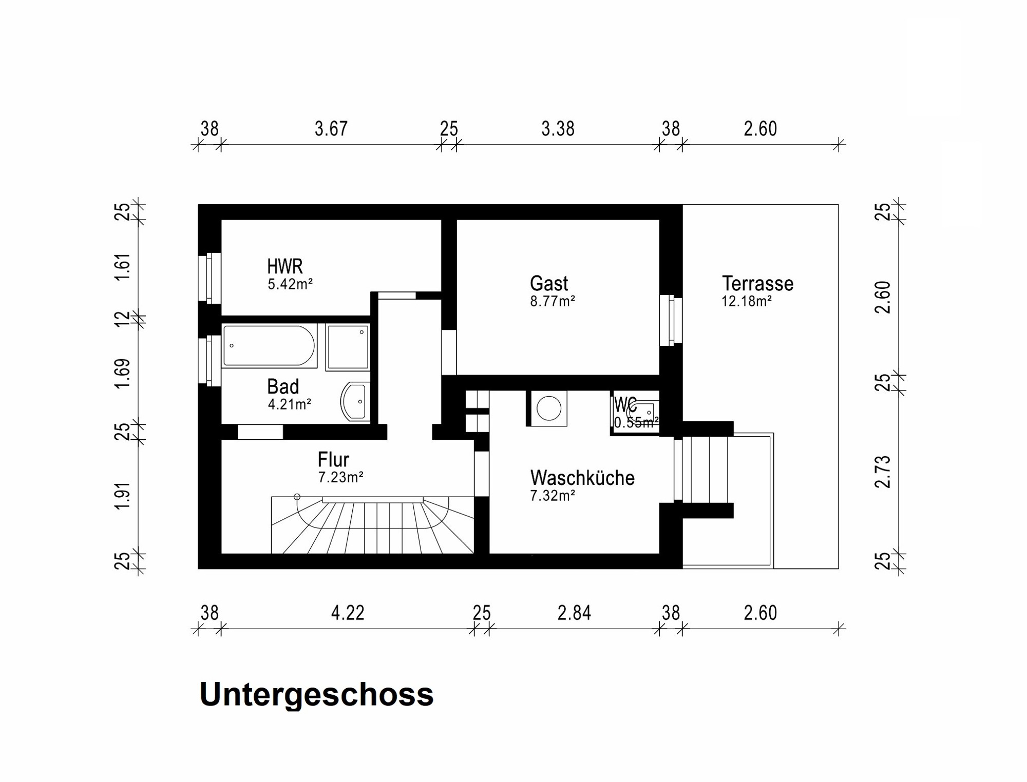 Grundriss Untergeschoss Grundriss Untergeschoss