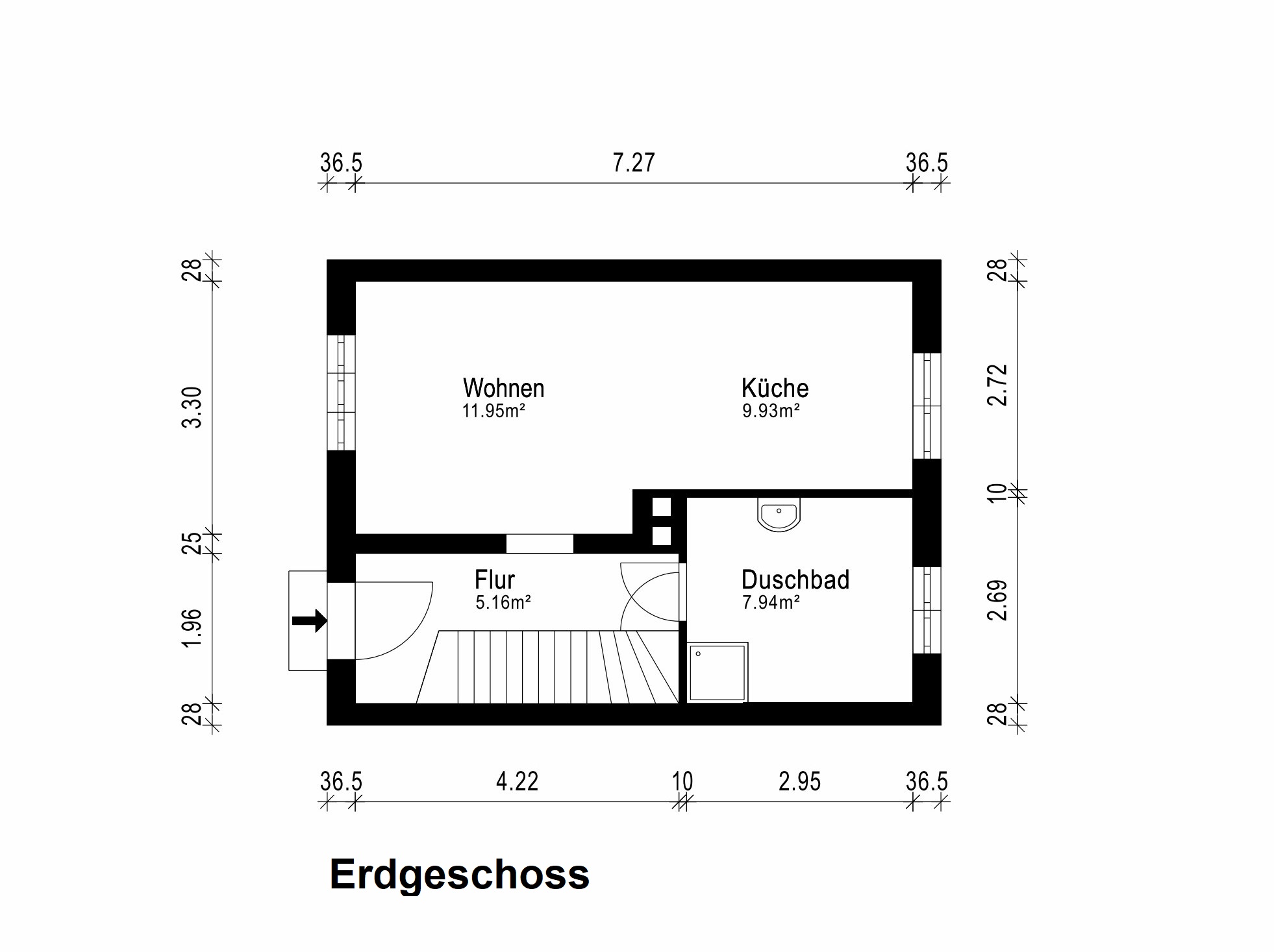 Grundriss Erdgeschoss Grundriss Erdgeschoss