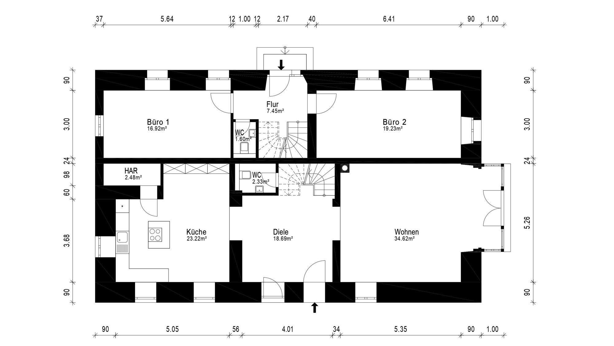 Grundriss Erdgeschoss Grundriss Erdgeschoss